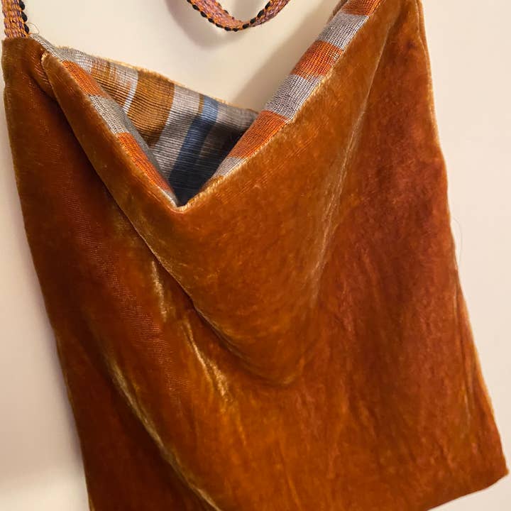 various colors Mini velvet shopper, handbags for wholesale on Faire6