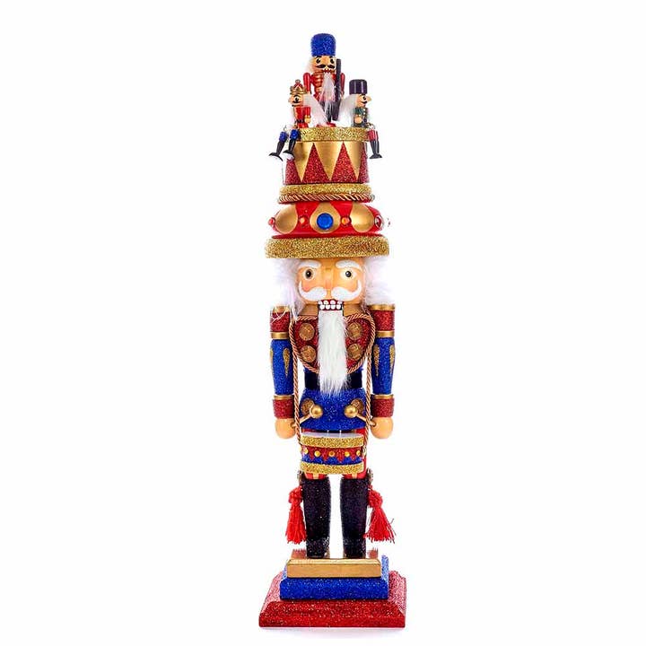 20"HOLLYWOOD MUSIC BOX HAT NUTCRACKER for wholesale by Kurt S. Adler, Inc.