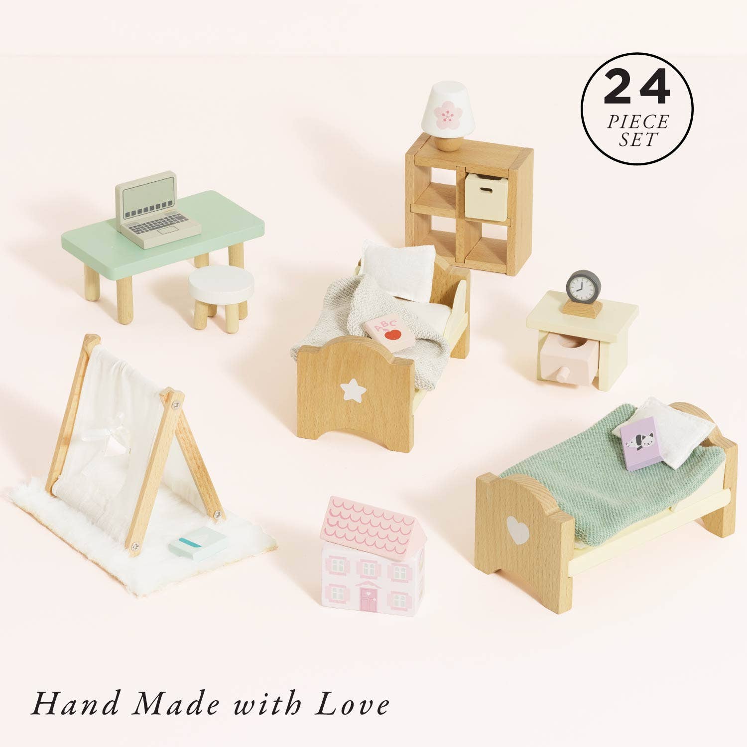 Le Toy Van, Inc. - Wholesale Doll Accessory Kit - Kids - Wooden Dolls House Child's Bedroom Furniture1