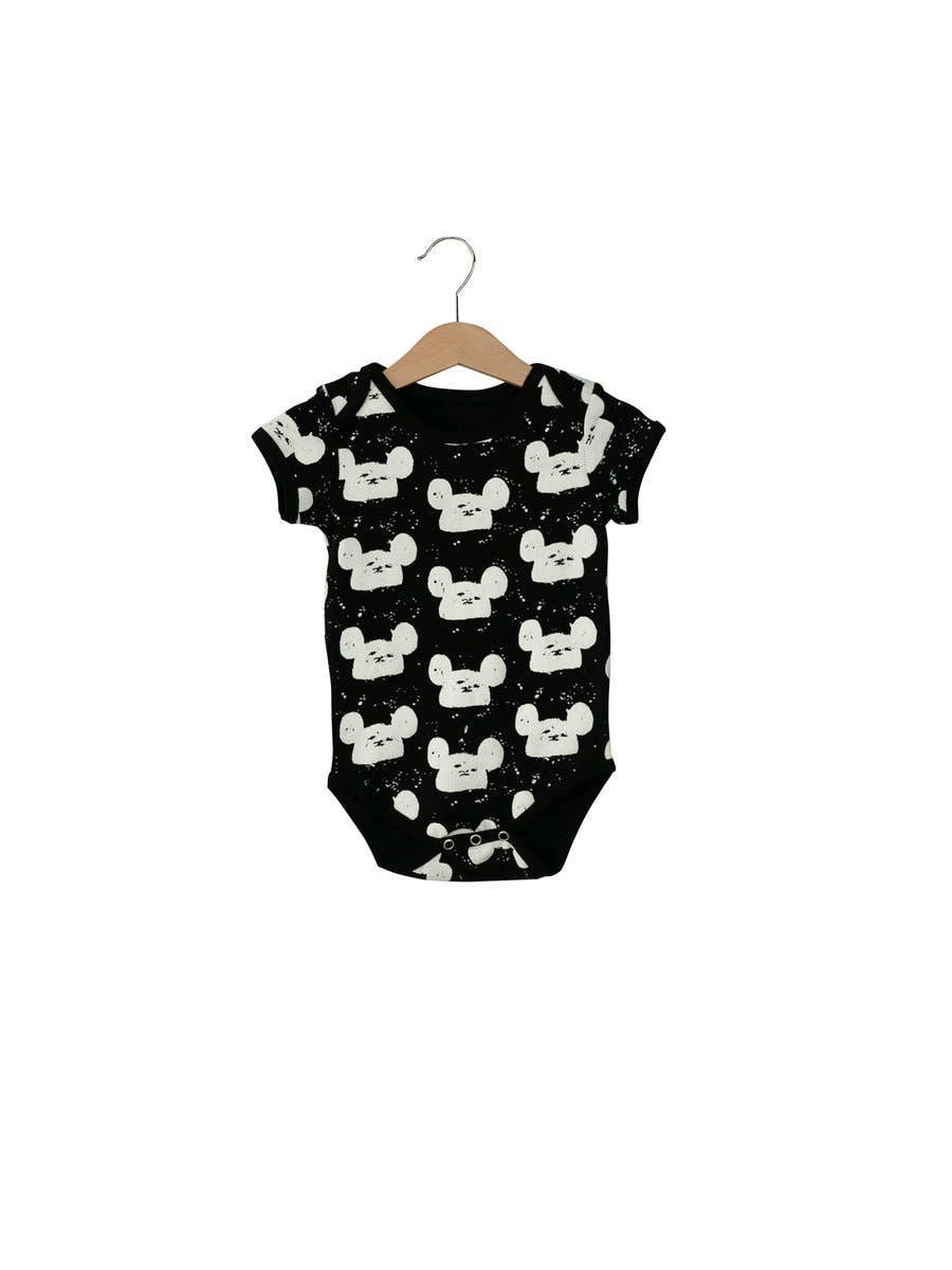 Modern Burlap - Wholesale Bodysuit (Non-Footed) - Baby - Organic Short Sleeve Bodysuit | Solids & Prints25