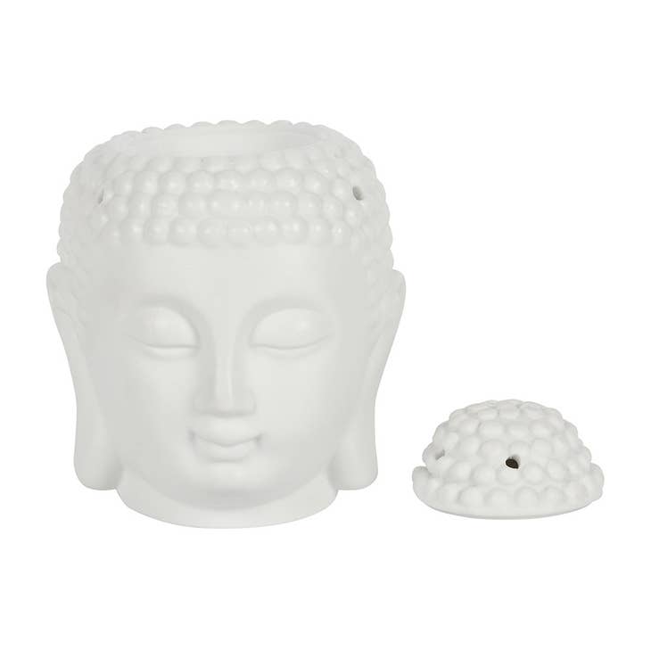 White Mandala Cut Out Oil Burner - Something Different Wholesale