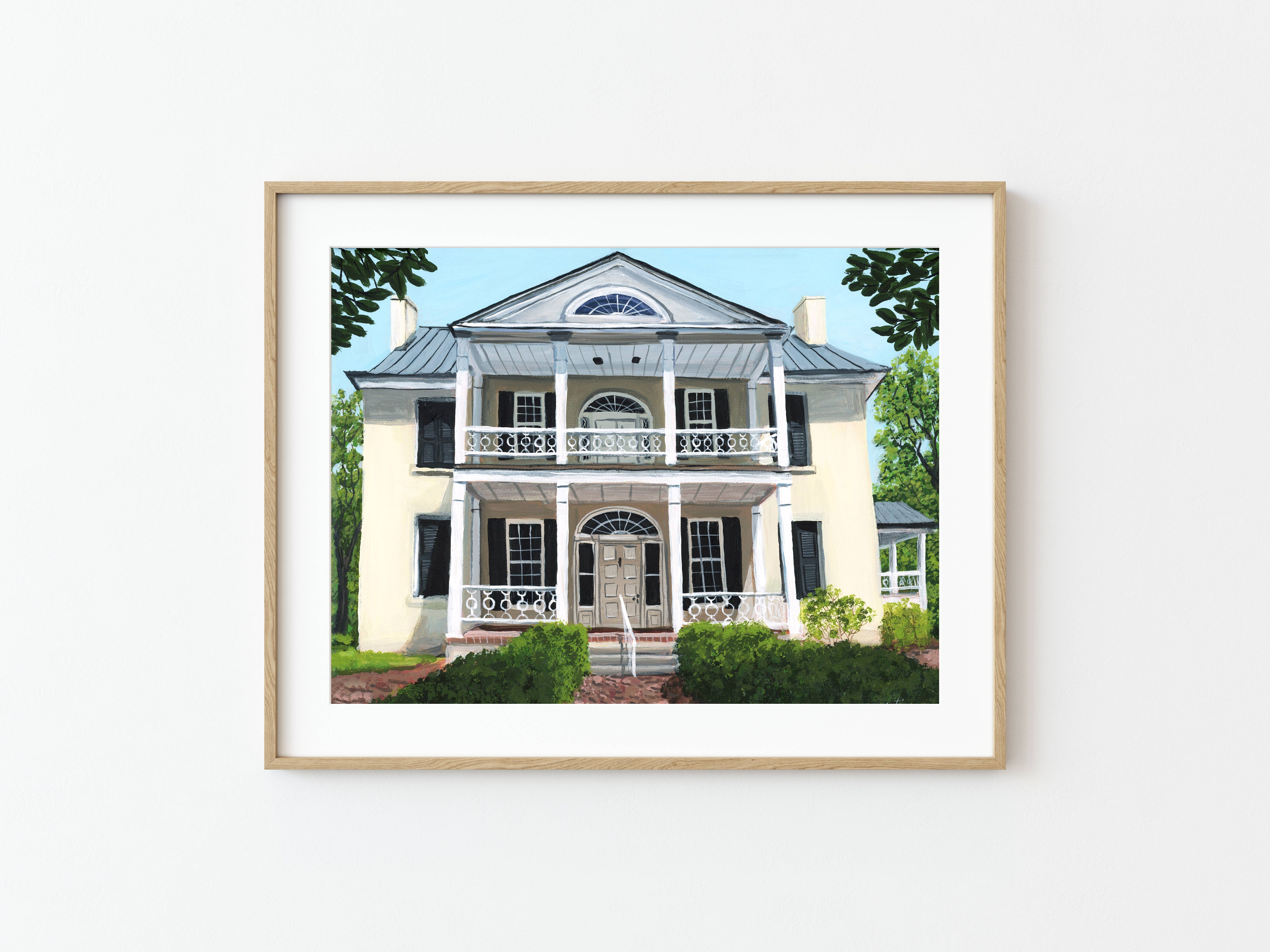 Kristin Holzer Art - Wholesale Art Print - Rose Hill Plantation State Historic Site Fine Art Print1