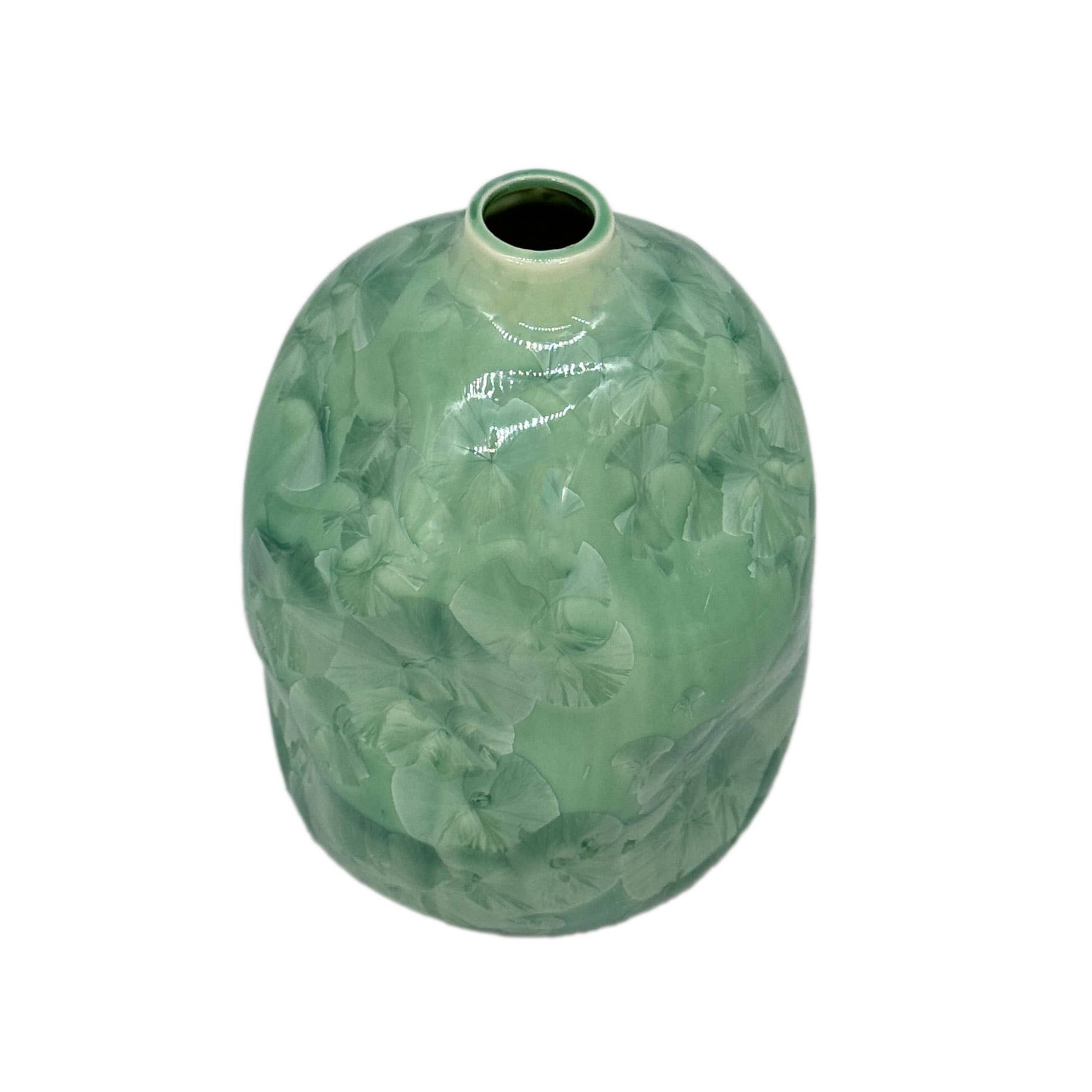 Galt International Company – Großhandel Vasen – Keramikvase mit Kristallglasur 8"12