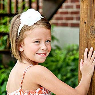 Funny Girl Designs - Wholesale Fashion Headband - Kids - Emma Flower Girls Arch Headband - 11 Colors