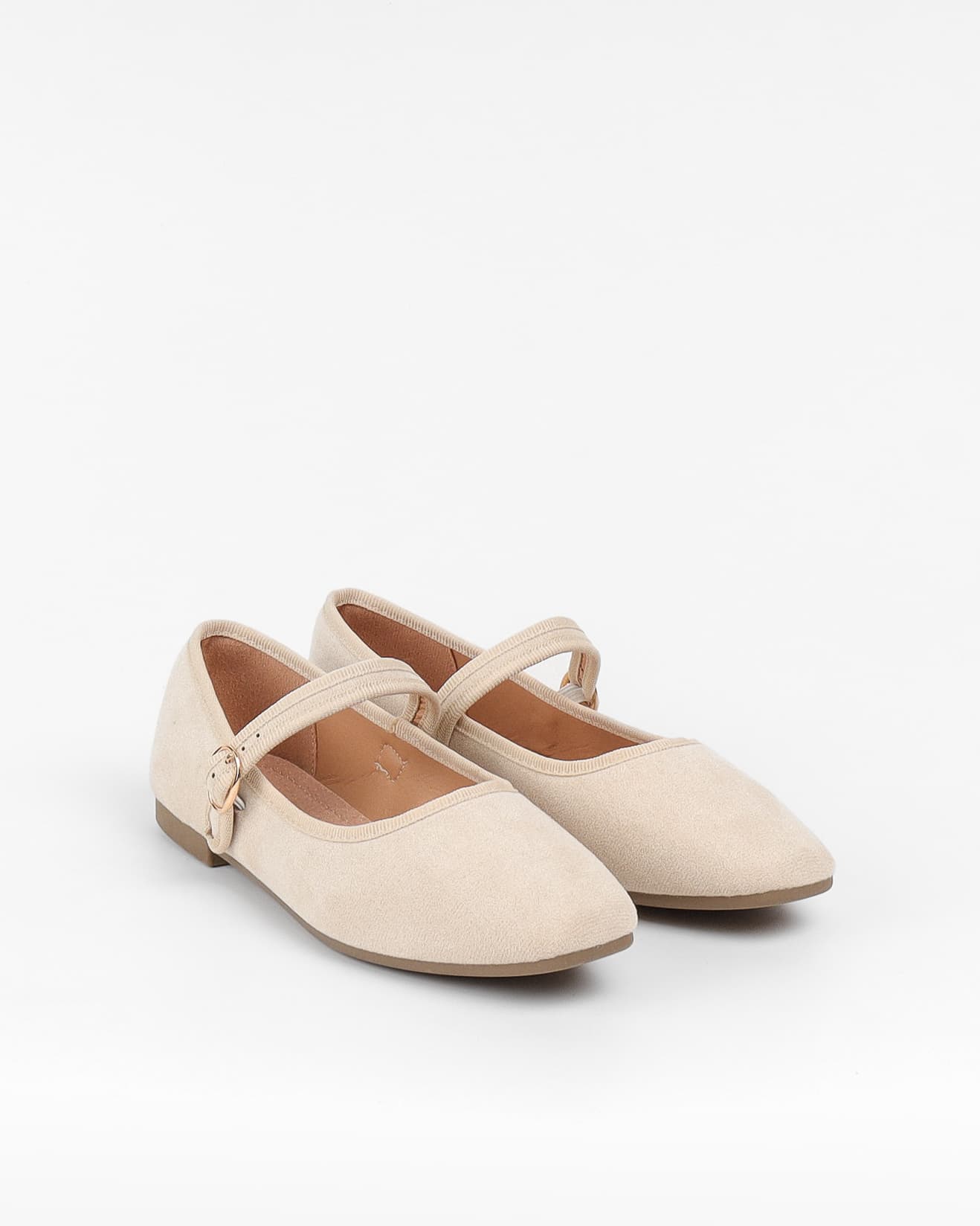 La Bottine Souriante - Wholesale Flats - Women's - Mary Jane Ballet Flats in Suede – Fine Buckle1