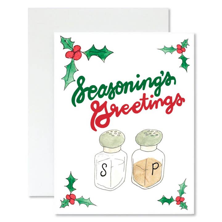 Seasoning's Greetings Card for wholesale by Mabel Paper Co.