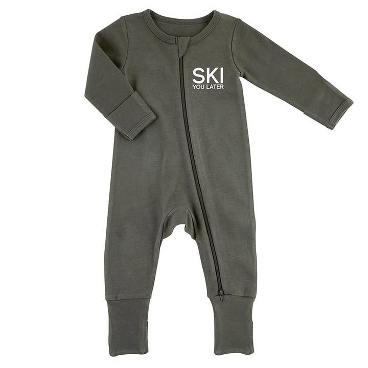 Stephan Baby by Creative Brands - Wholesale Jumpsuit - Baby - Winter Wonderland Cozy Romper-Ski You Later