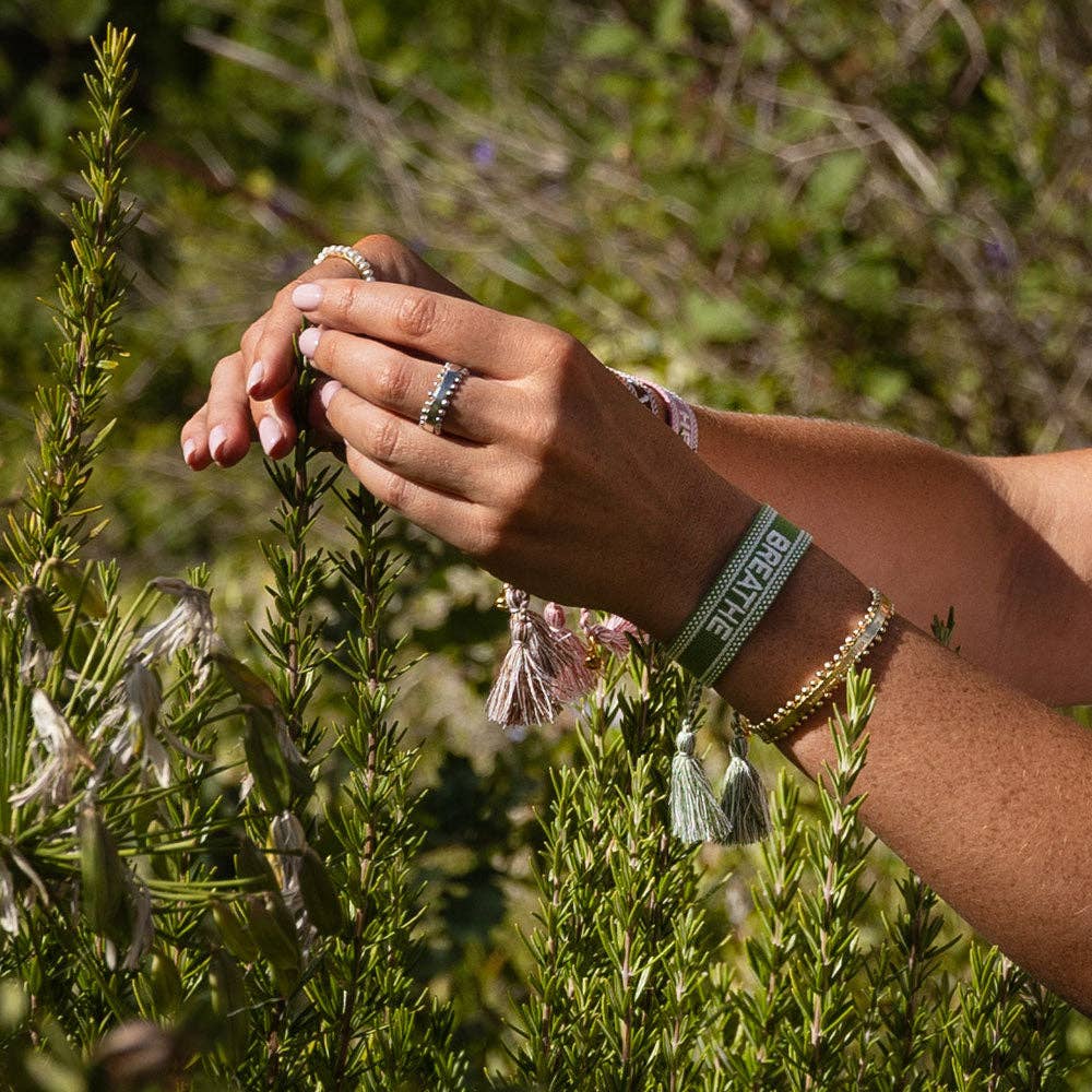 Palas Jewellery - Wholesale Woven/braided bracelet - Breathe Mantra Band5