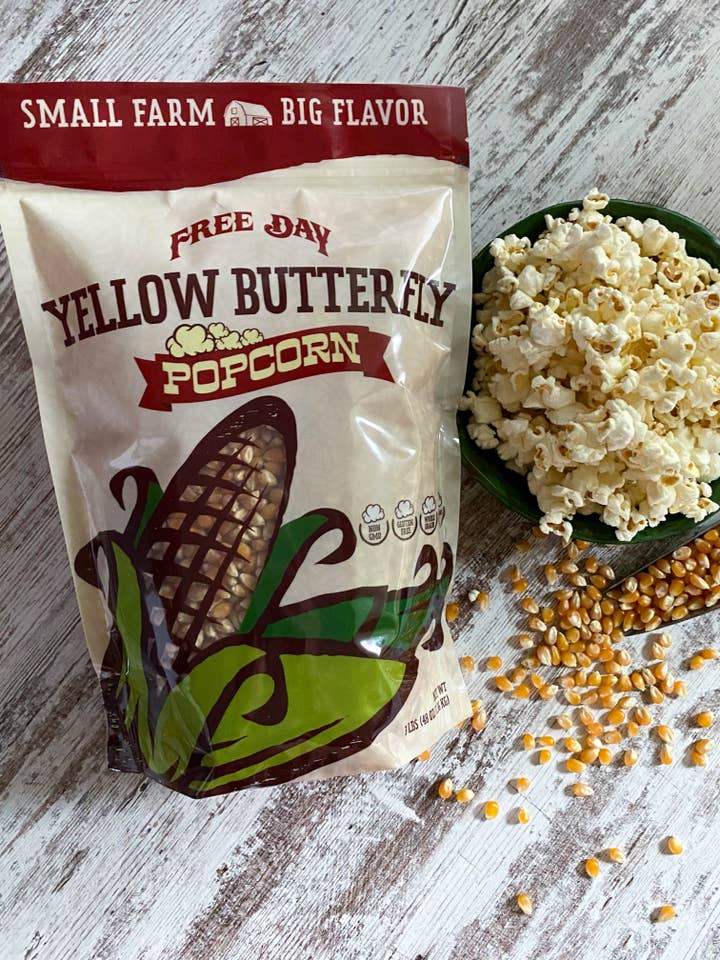 Yellow Popcorn Kernels | 3 lb | Movie-Style Popcorn for wholesale by Free Day Popcorn Company