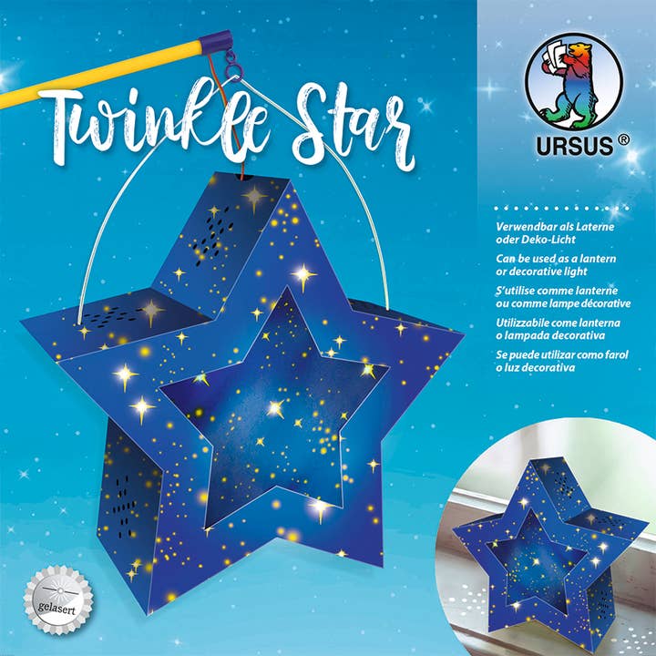 Twinkle Star “Starry Sky” for wholesale by URSUS® / Buntpapierfabrik Ludwig Bähr GmbH & Co. KG