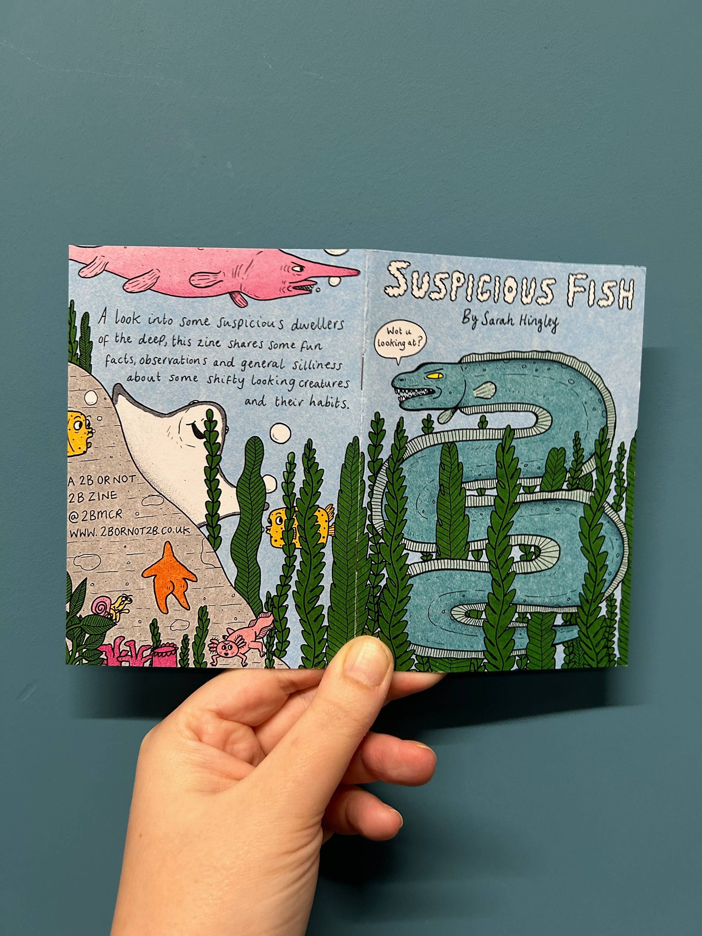 2B Or Not 2B - Wholesale Comic Book - Suspicious Fish Sazzsquatch Undersea Comic Zine A67