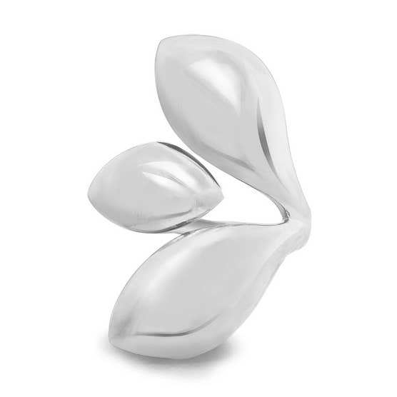 ANELLO APERTO REGOLABILE FOGLIE - YC25312B423 per la vendita all'ingrosso da parte di AMORINO SRL