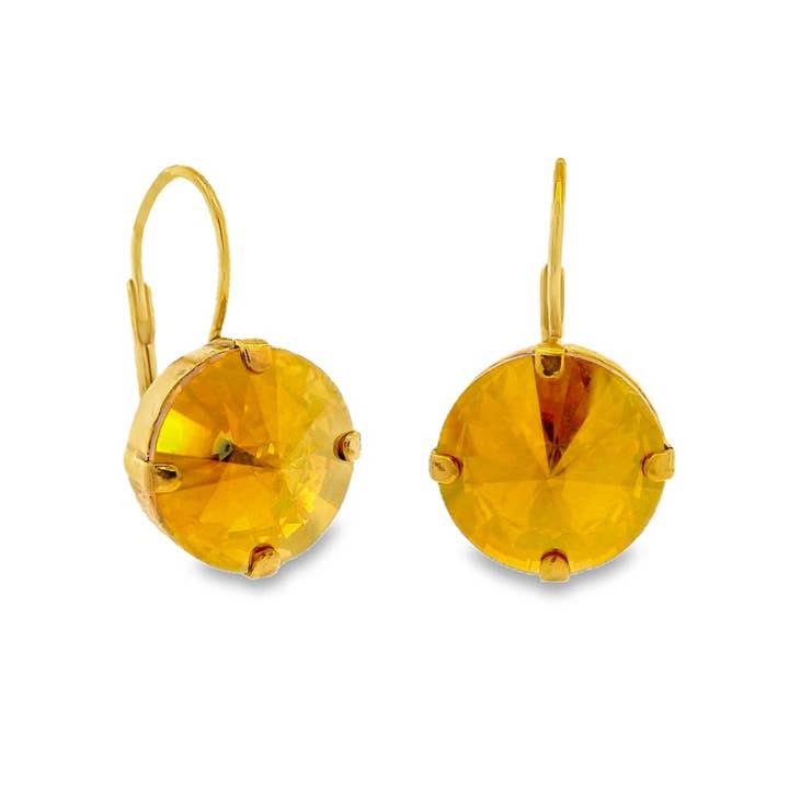 TOVA - Wholesale Dangle Earrings - Caitlin Round Earrings5