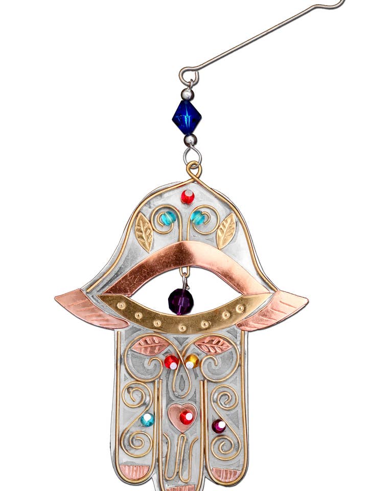 Peaceful Hamsa Ornament for wholesale by Pilgrim Imports