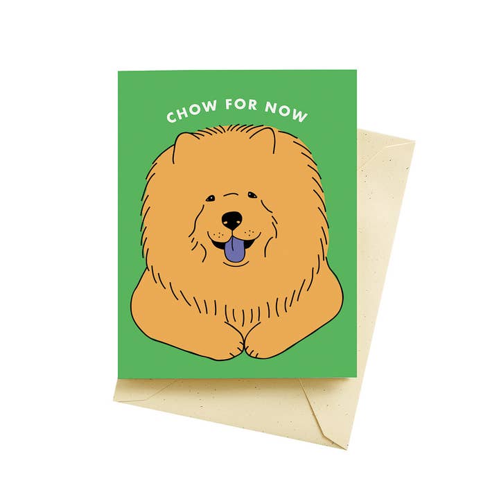 Seltzer Goods - Wholesale Goodbye Card - Chow Goodbye Cards