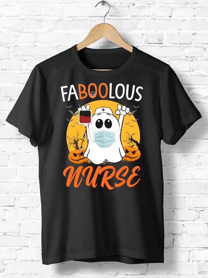 Faboolous Nurse Shirt, Halloween Nurse Funny Halloween Shirt for wholesale by iBuyCanvas