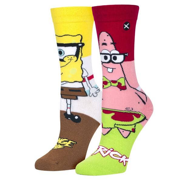 Spongebob Nerdpants - Womens Crew Straight for wholesale by Odd Sox