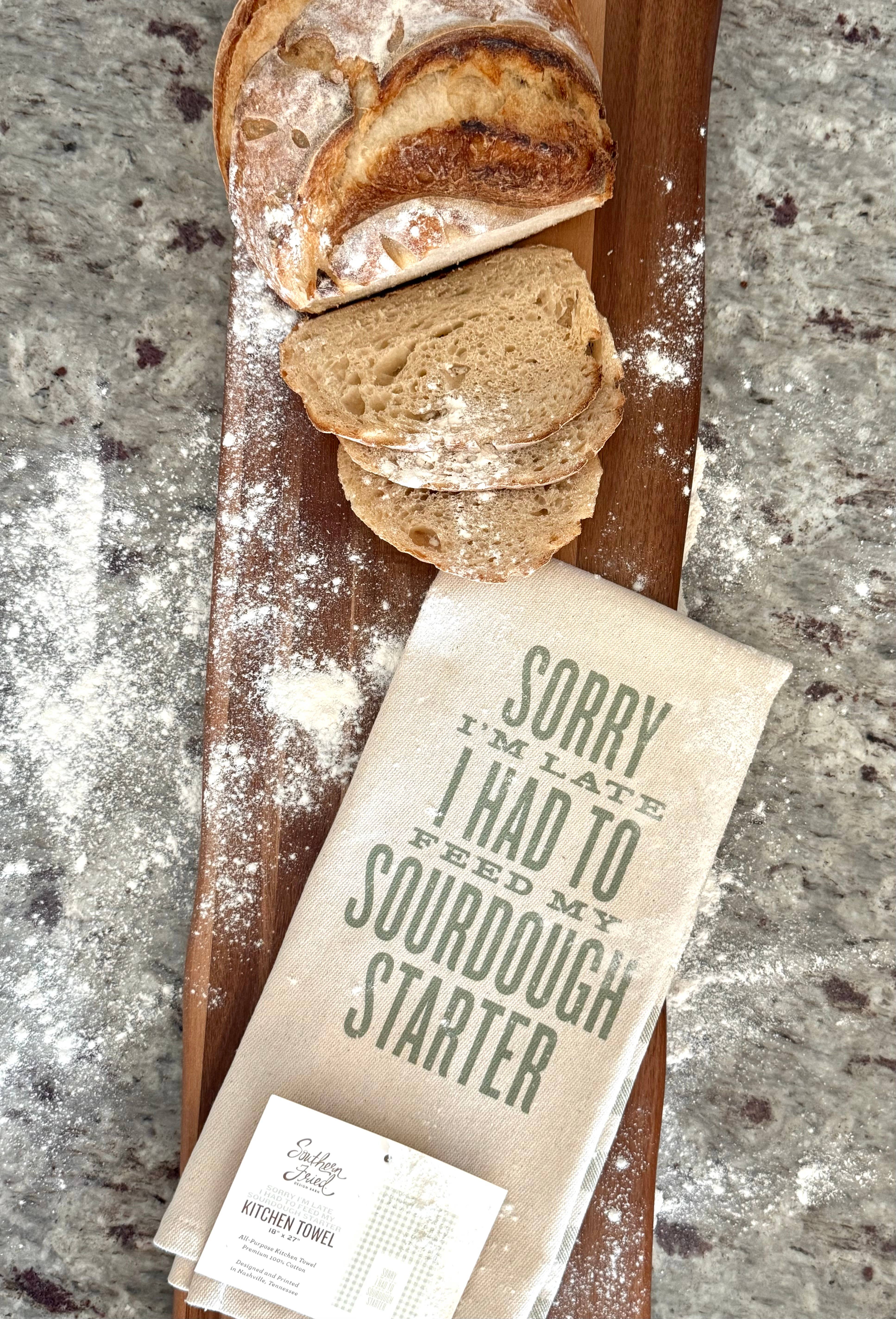 SOUTHERN FRIED DESIGN BARN - Vente Torchons - Désolé pour le retard... Torchons de cuisine au levain1