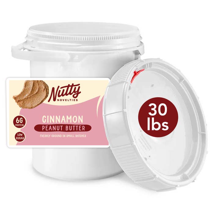 Nutty Novelties - Wholesale Nut Butter - Bulk Cinnamon Peanut Butter