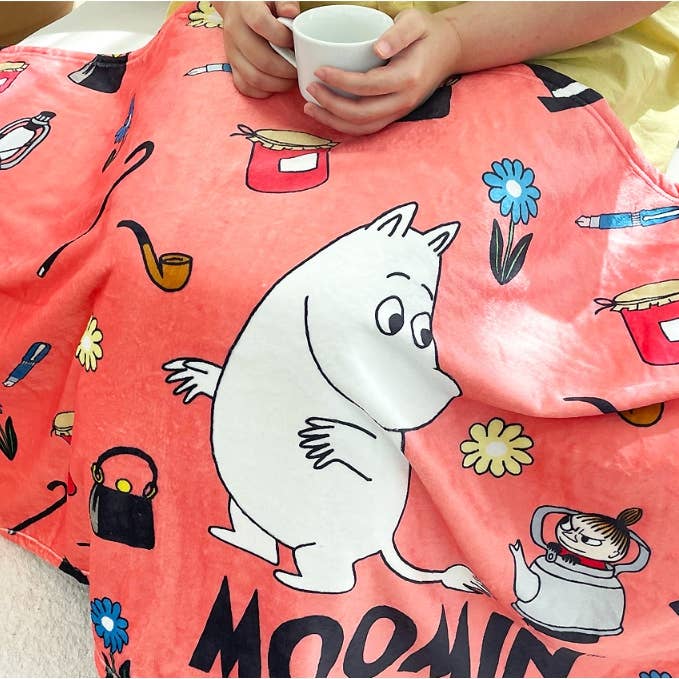 K-Wonderland - Wholesale Throw Blanket - Moomin Illust Warm Cozy Throw Mini Blanket15