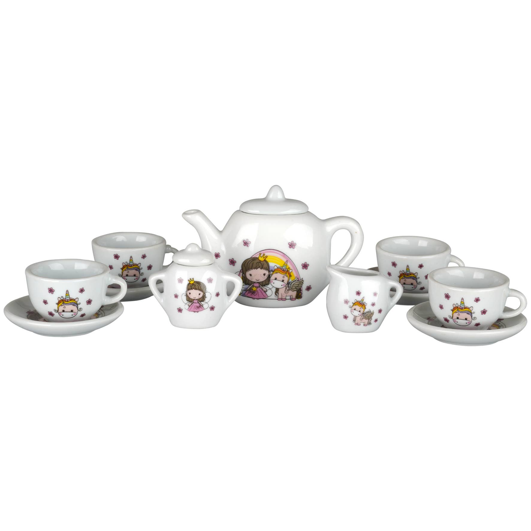 Barbo Toys - Wholesale Toy Feeding Set - Kids - Lillie & Ellie - Porcelain Tea Set 1