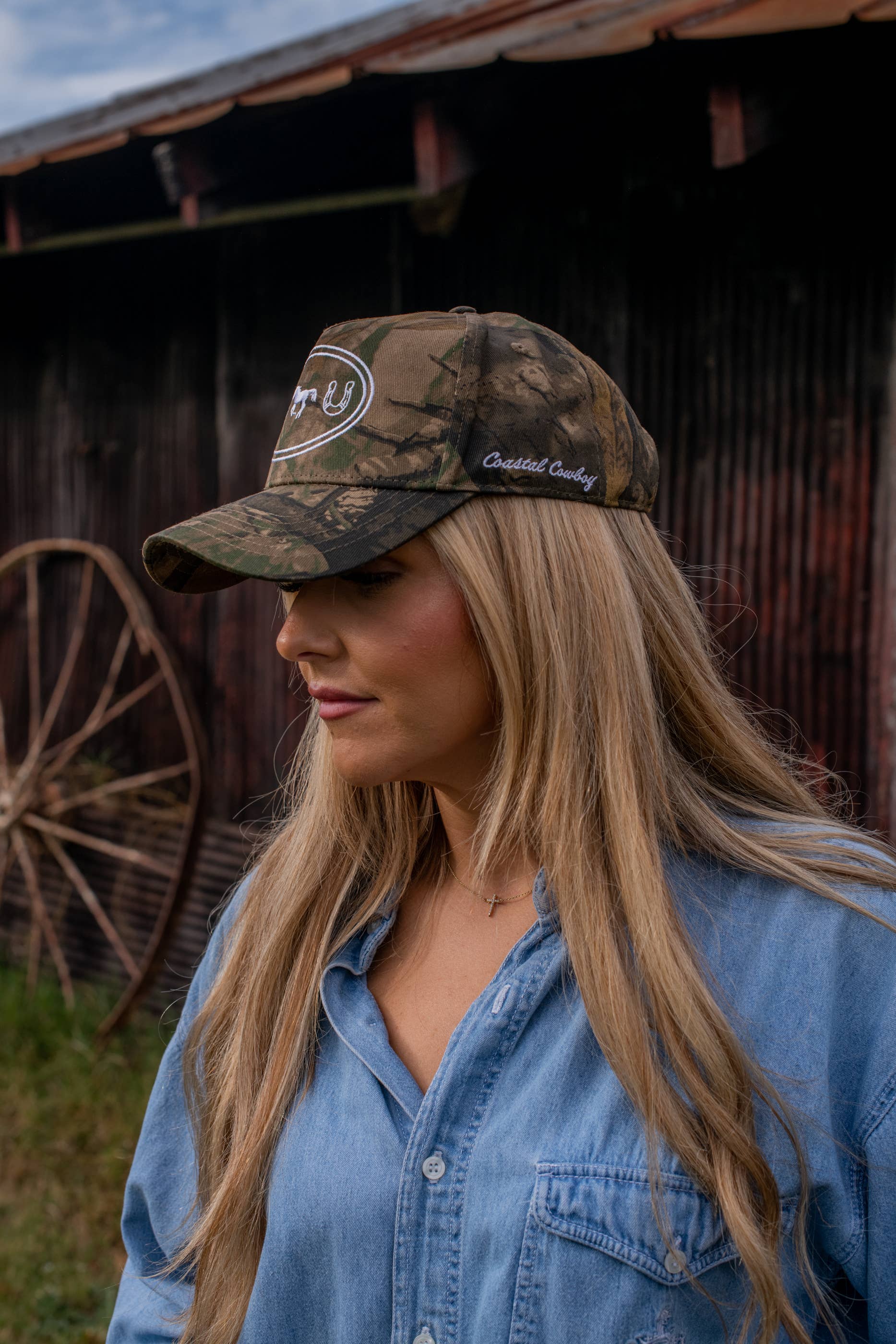 Coastal Cowboy - Wholesale Trucker Hat - Unisex - Cowboy Camouflage Trucker Hat6