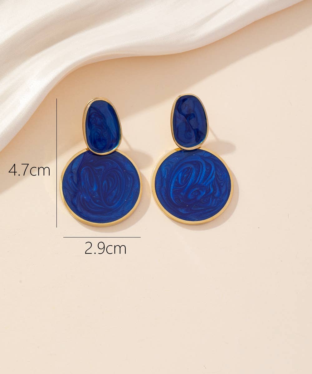 Blossom bijoux – wholesale Dangle earrings – 24BOA027 Steel Stud Earrings4