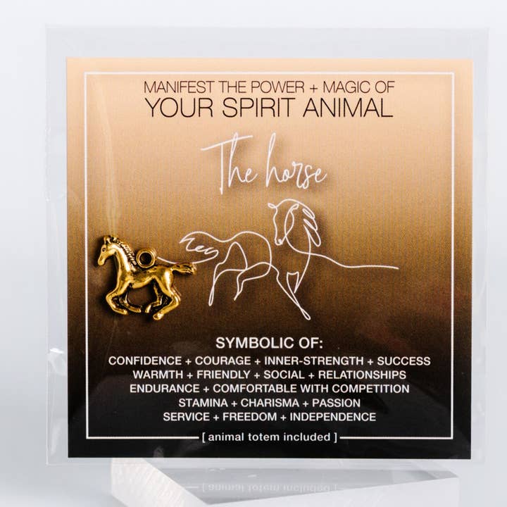 MANIFESTA IL POTERE + MAGIA DEL TUO SPIRITO ANIMALE IL CAVALLO per la vendita all'ingrosso da parte di warm human