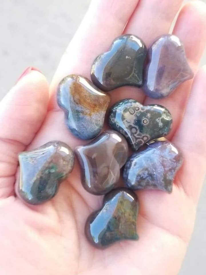Cuore di agata indiana per la vendita all'ingrosso da parte di ZARDENIA