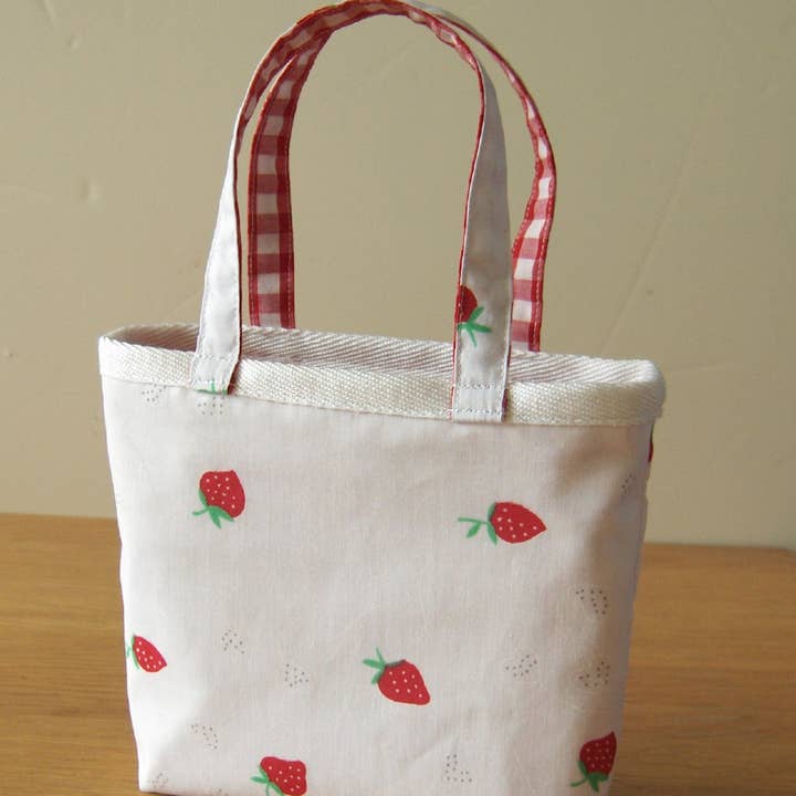 Strawberry Reversible Bag for wholesale by Yoyo Children's Wear