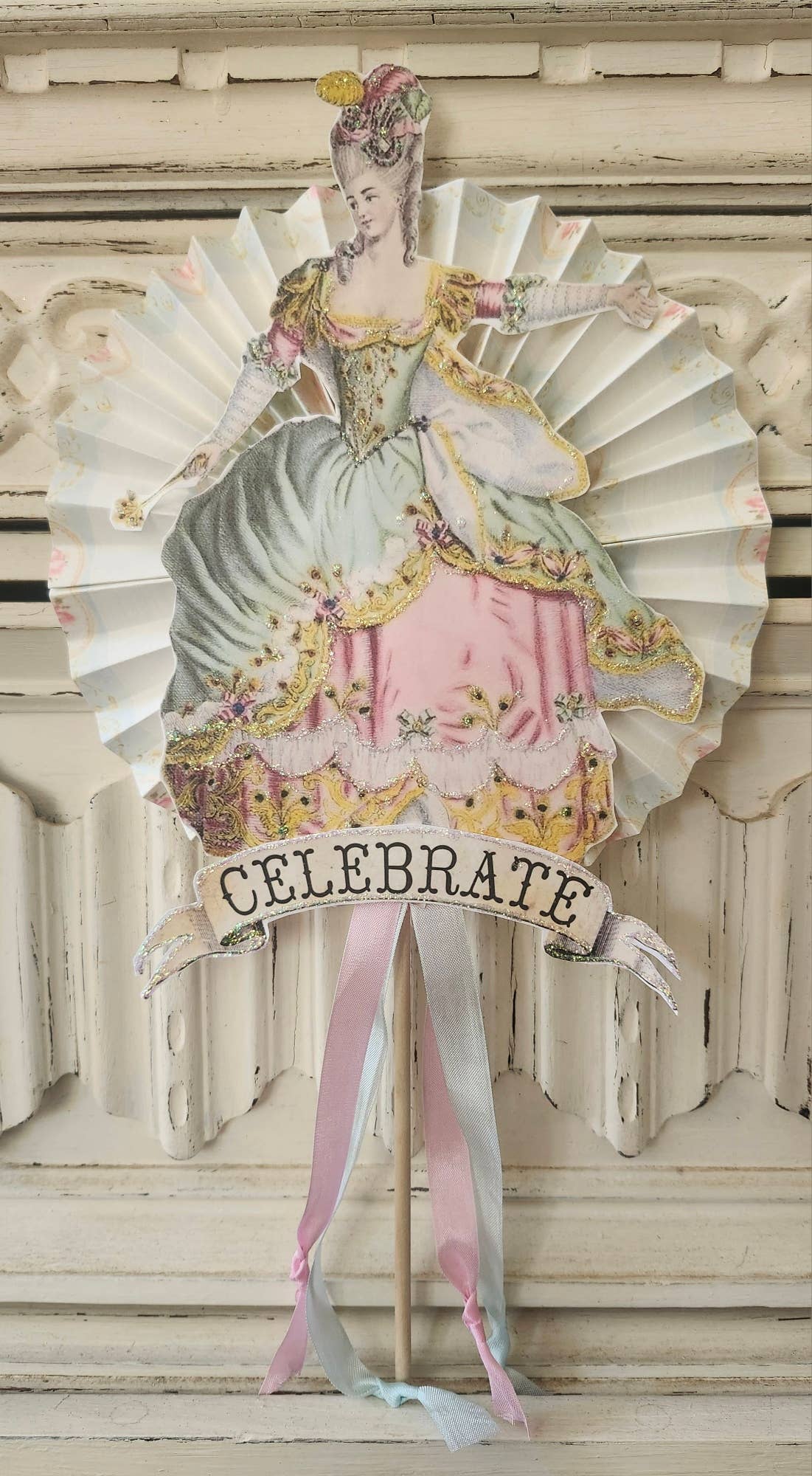 Little Heart Designs - Vente Décalcomanie – décorations de fête - Décoration murale Marie-Antoinette Célébrer1