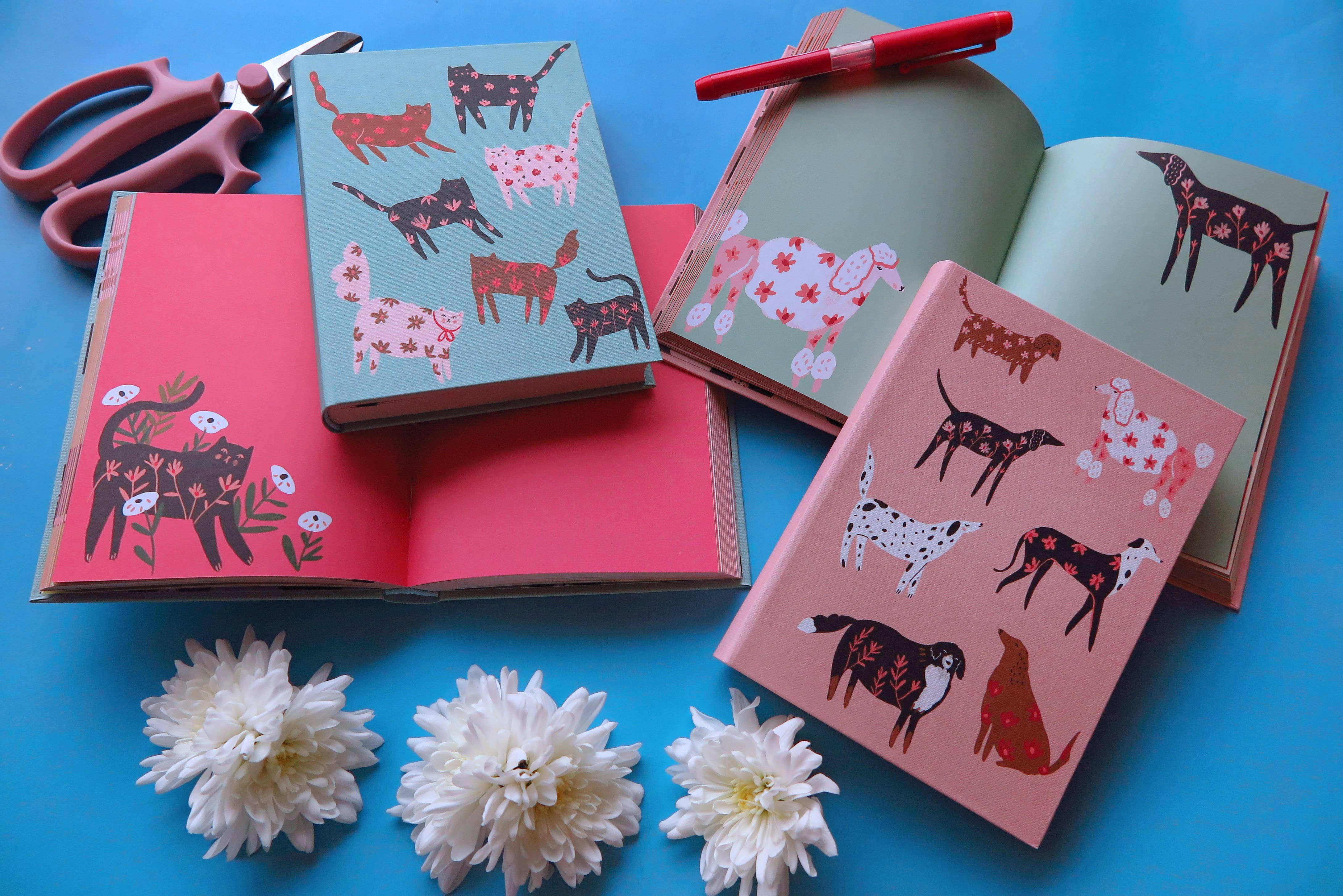 Roger La Borde - Wholesale Journal/Diary - Cinnamon Cats Illustrated journal  - AS 0517