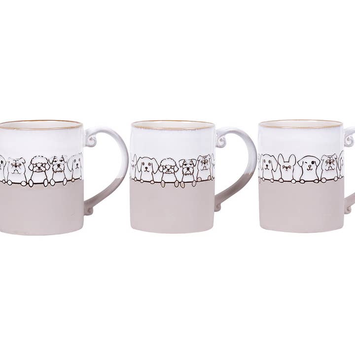 I Ruff You Mug 16Oz, 3 Asst for wholesale by Blue Sky Clayworks
