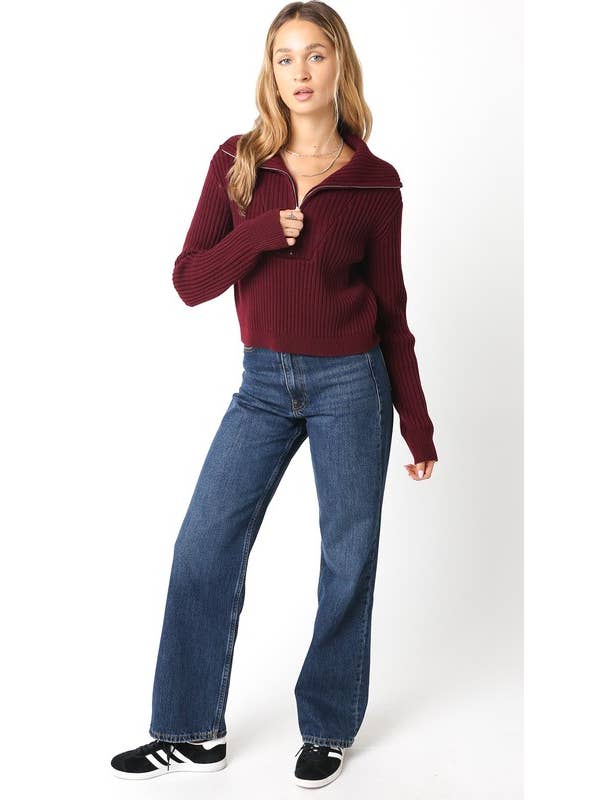 Olivaceous - Wholesale Knit Sweater - Women's - Averie Sweater4