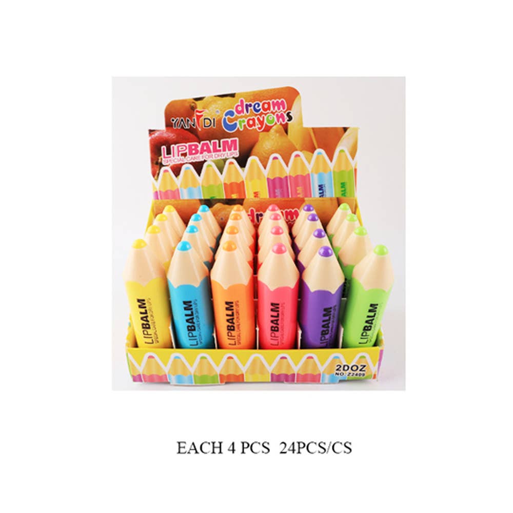 Sensibling Corp. - Vendita all'ingrosso Set di burro di cacao - 24PCS - Balsami Labbra Crayon da Sogno1