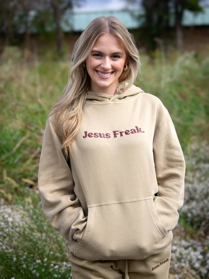 Jesus Freak Christian Hoodie | Faith-Based Hoodie | Bold for wholesale by Salt + Light Design Co.