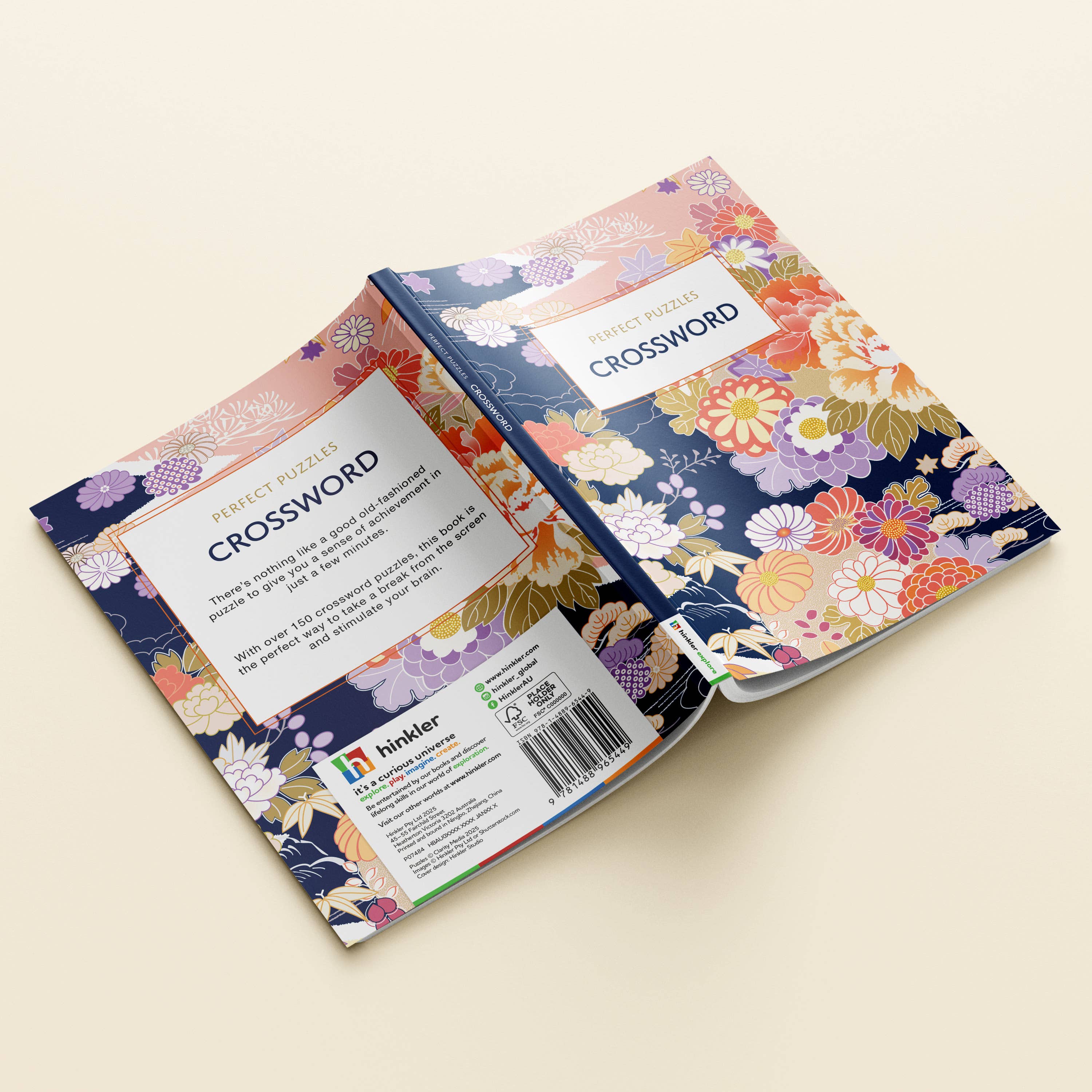 Hinkler Australia - Wholesale Colouring and activity book – adult - Perfect Puzzles Crosswords2