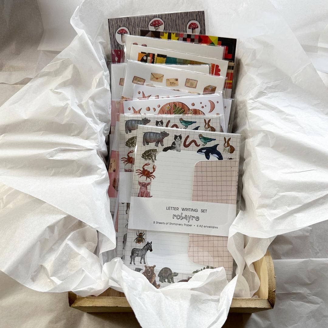 Robayre - Wholesale Stationery/Notecard Set - Variety Pack Letter Writing Stationery Set by Robayre1