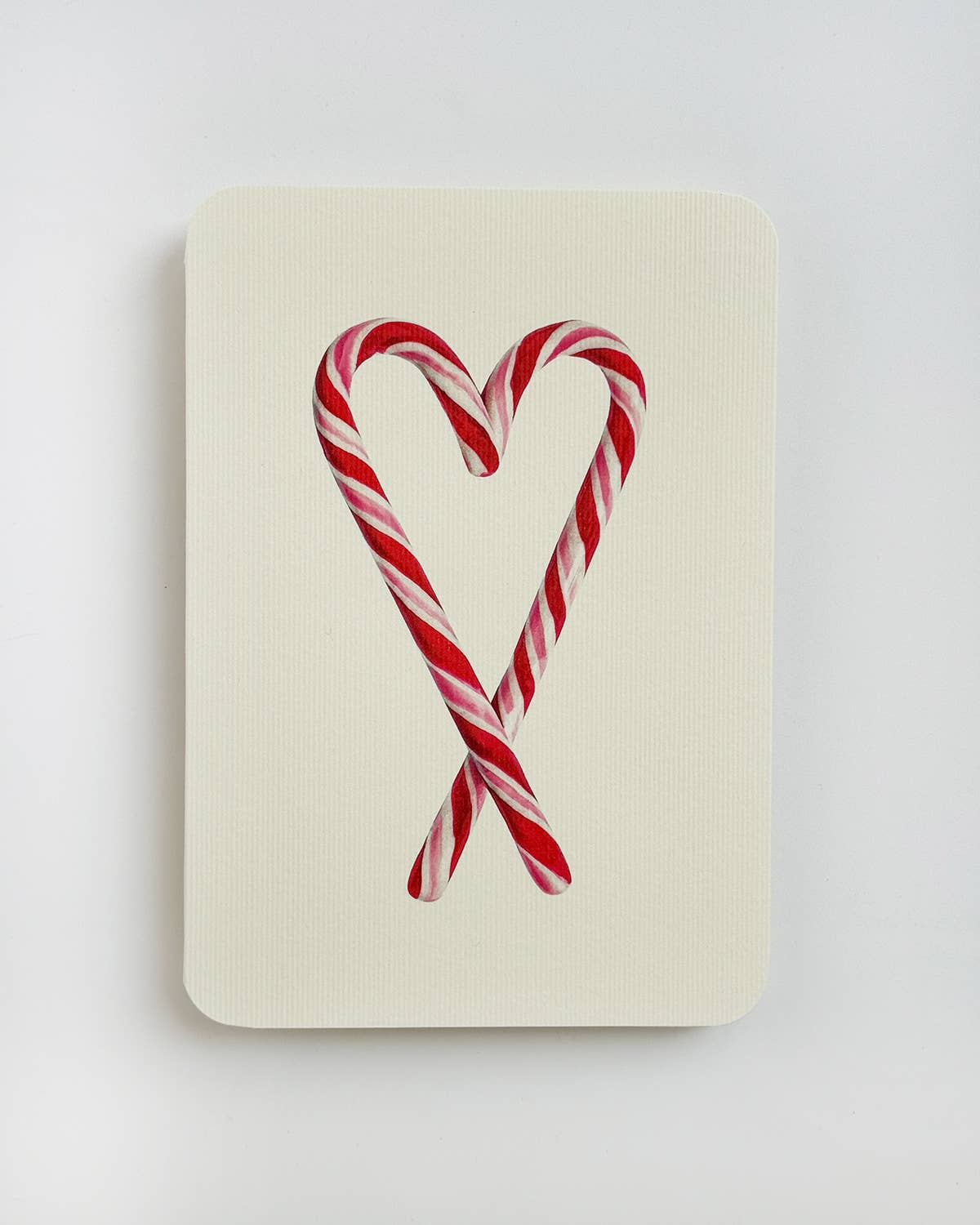 Canonbury Press - Wholesale Christmas Card - Candy Cane Heart Greeting Card | Birthday Card3