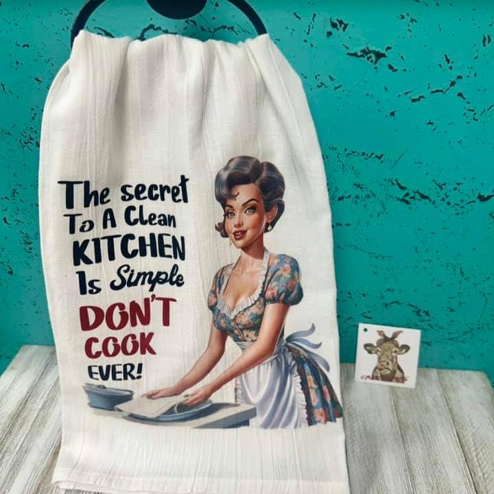 Crazy Heifers Wholesale - Wholesale Tea Towel - Snarky Housewife Kitchen Towels9