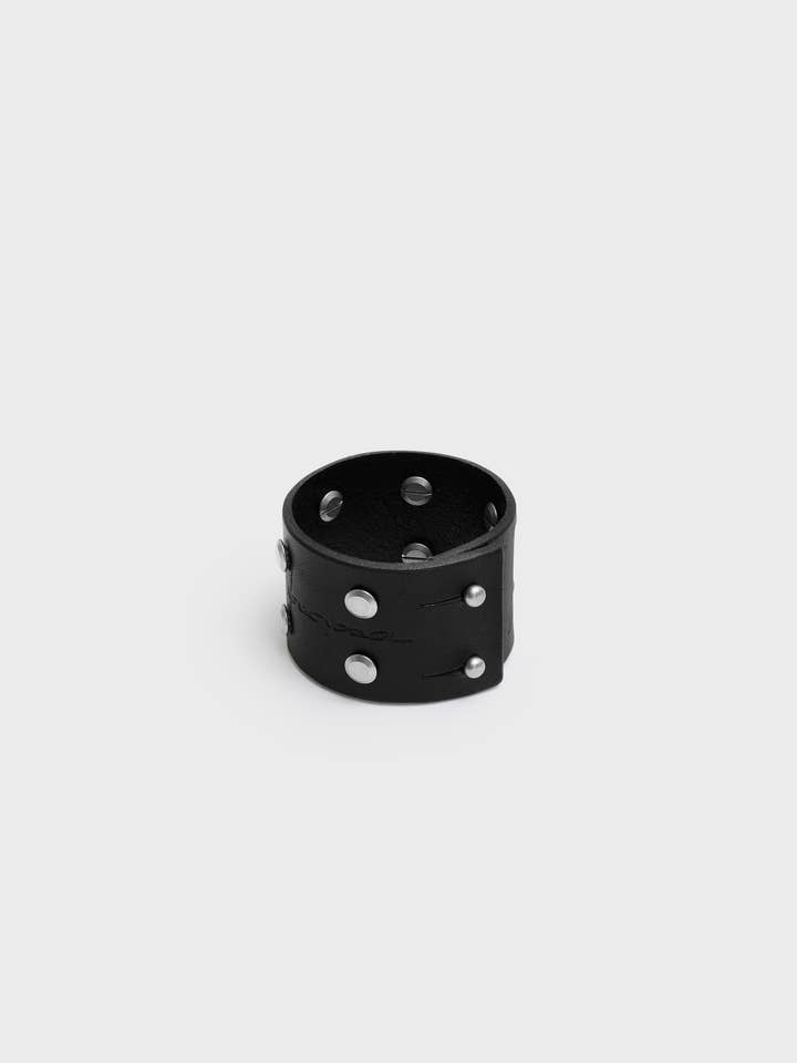 STUDDED LEATHER CUFF for wholesale by Moshe Yossel