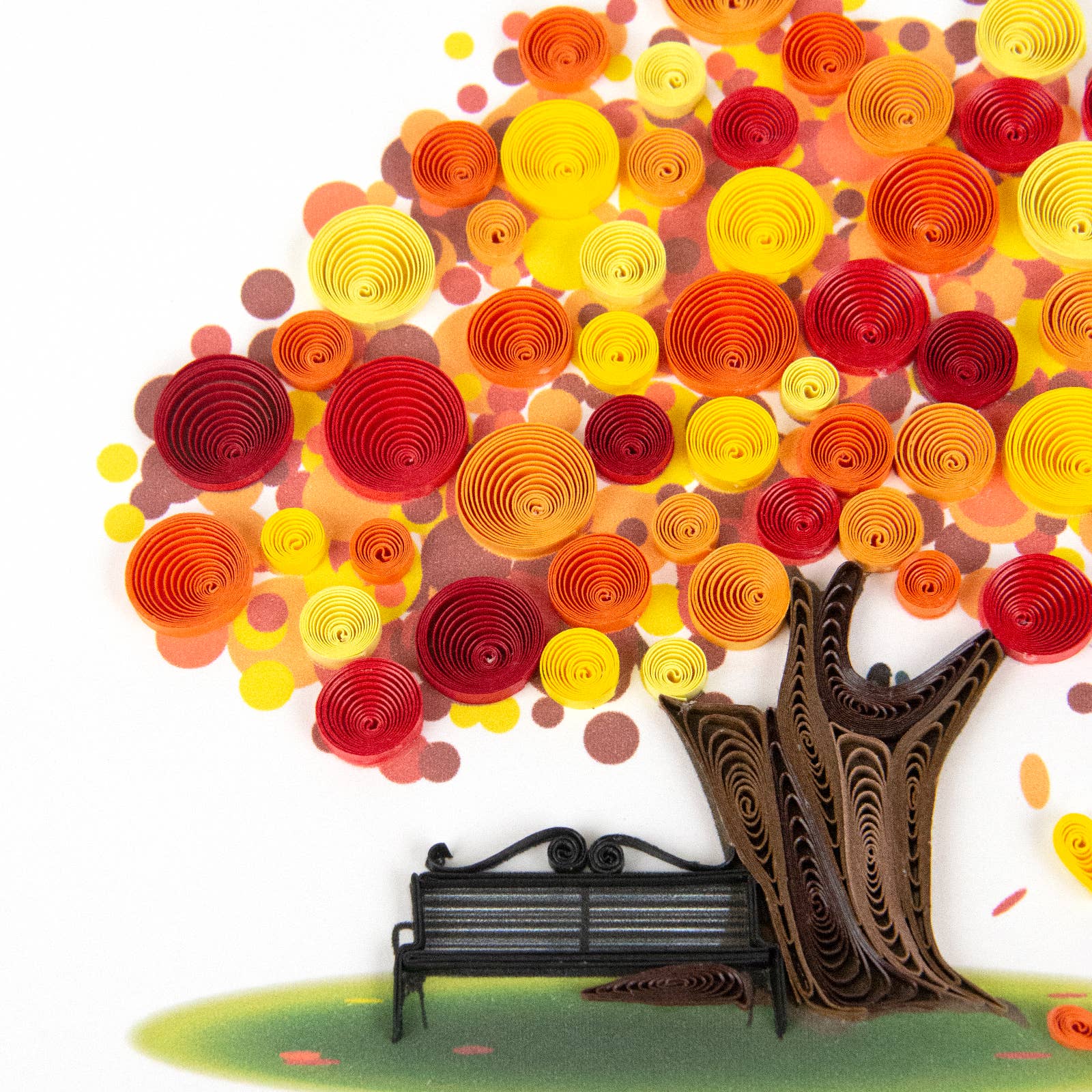 Quilling Card - Wholesale Everyday Greeting Card - Autumn Tree2