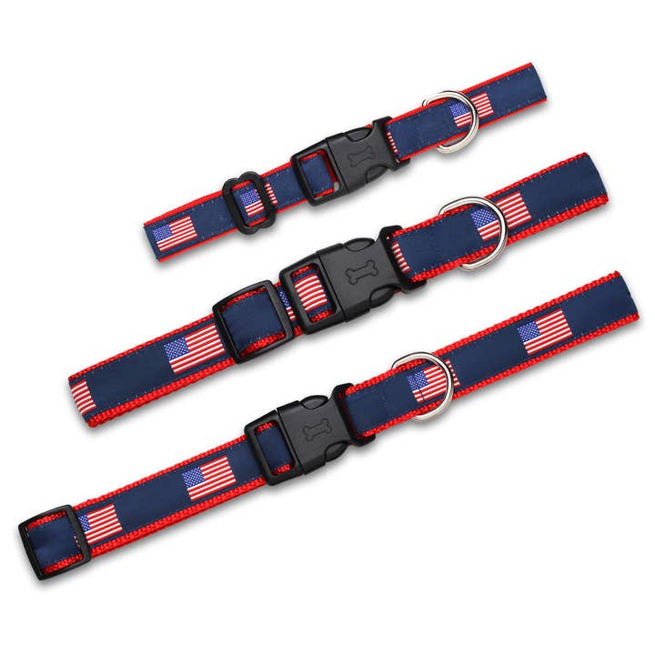 Dog & Me - Wholesale Pet Collar - Dog - American Flag - Dog Collar