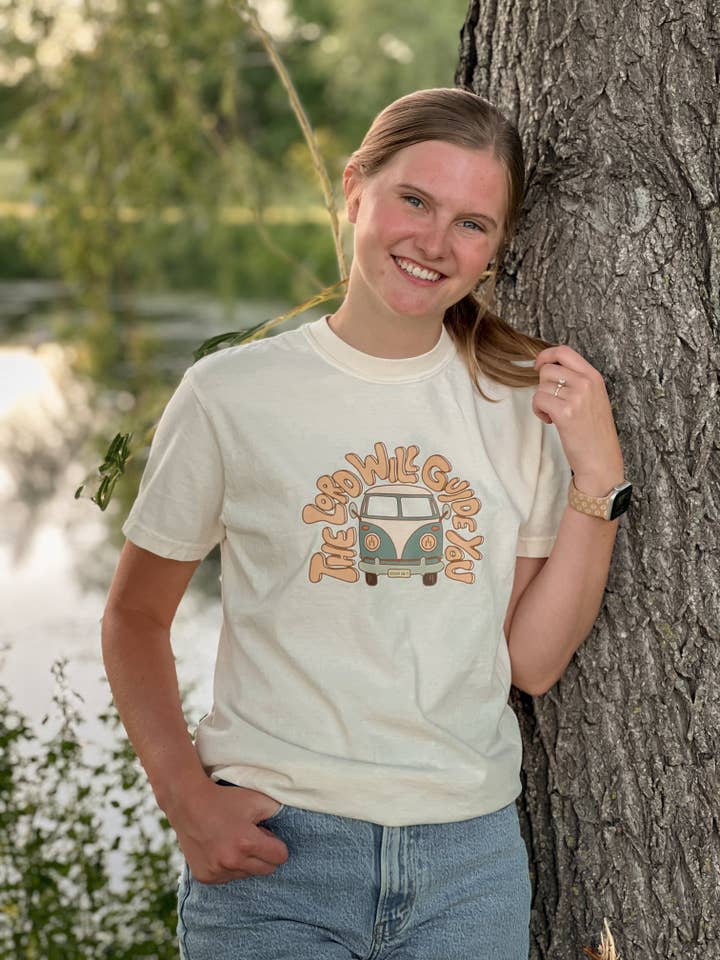 RETRO GUIDANCE TEE for wholesale by Created With Purpose Co.