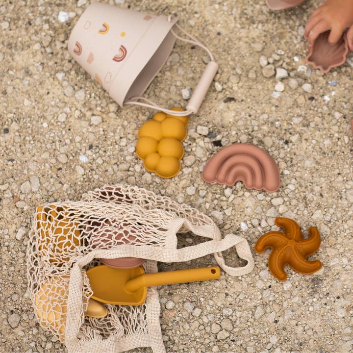 NEW!! Beach Bucket & Toys Set - Chasing Rainbows for wholesale by Classical Child