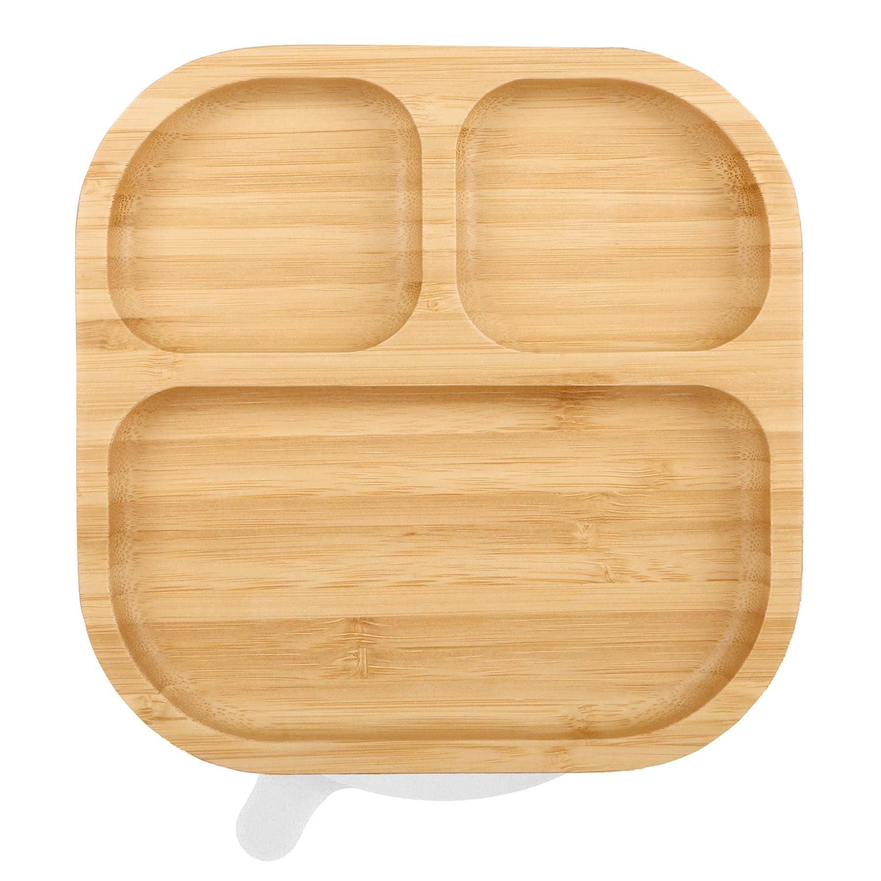 Rinkit Ltd - Wholesale Dinner Plate - Kids & Baby - Tiny Dining Kids Bamboo Suction Plate - White6