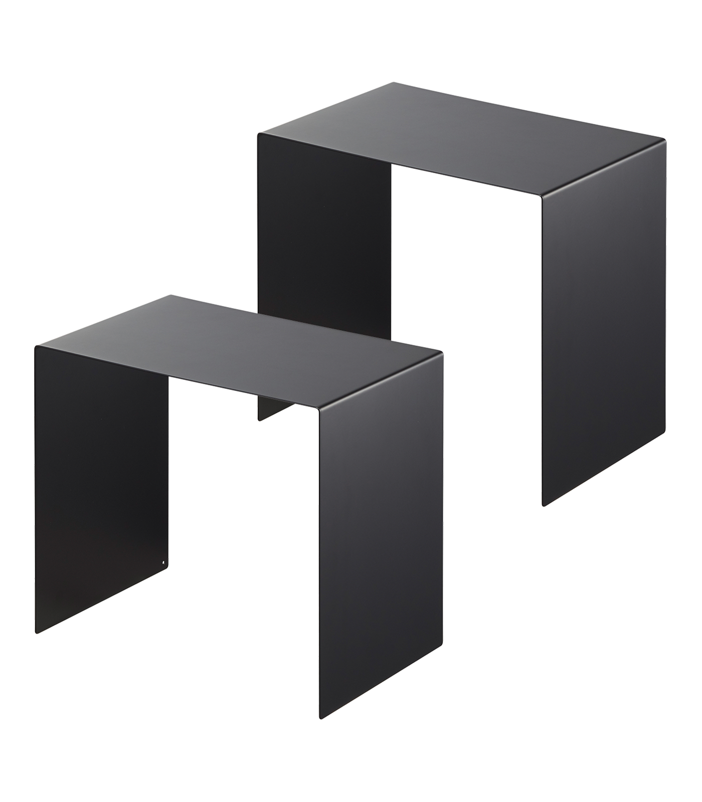 Yamazaki Home - Wholesale Kitchen Storage/Organizer - Tower  Riser (Set of 2) - Steel4