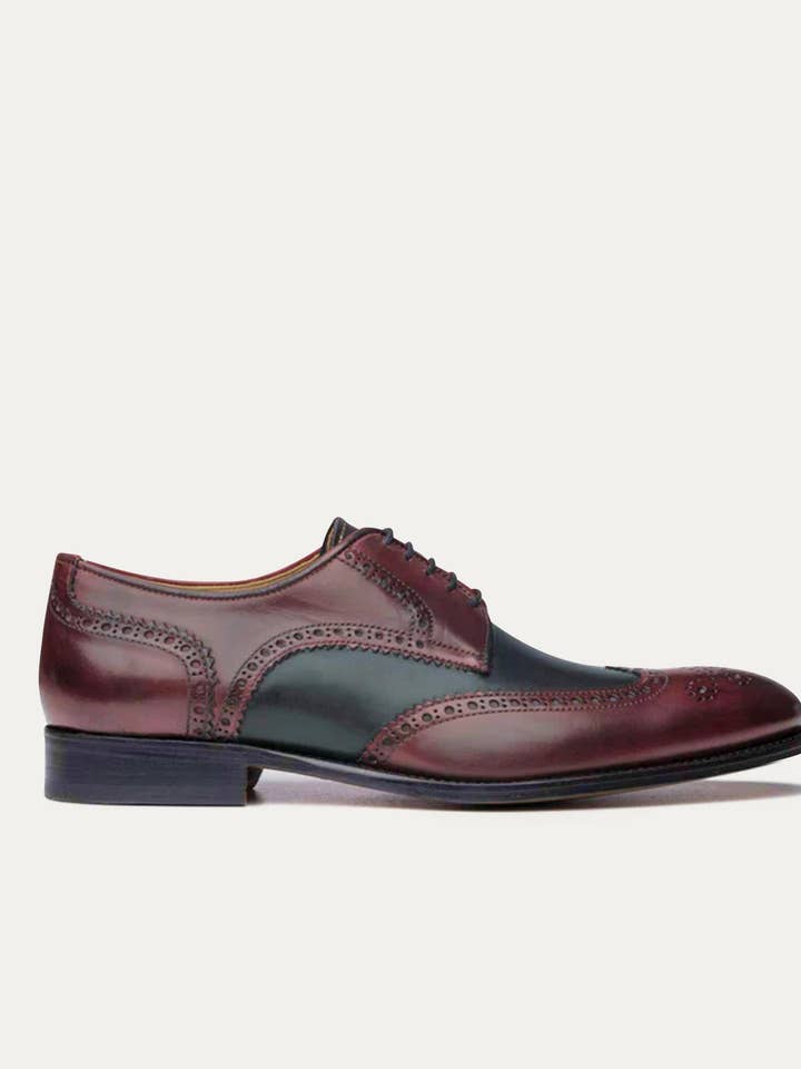 Wingtip Diablo Antiek En Donkergrijs voor wholesale door Ace Marks