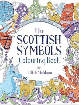 The Scottish Symbols Colouring Book for wholesale by Casemate IPM
