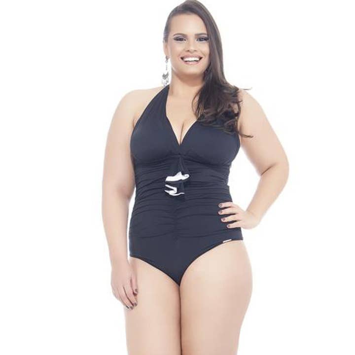 TRAJE DE BAÑO SIN ESPALDA CON COPAS ACOLCHADAS para venta al por mayor de Lehona